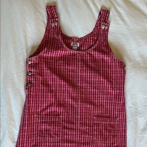 Sostanza 90s Vintage Jumper Dress XL | Color: Red | Size: XL